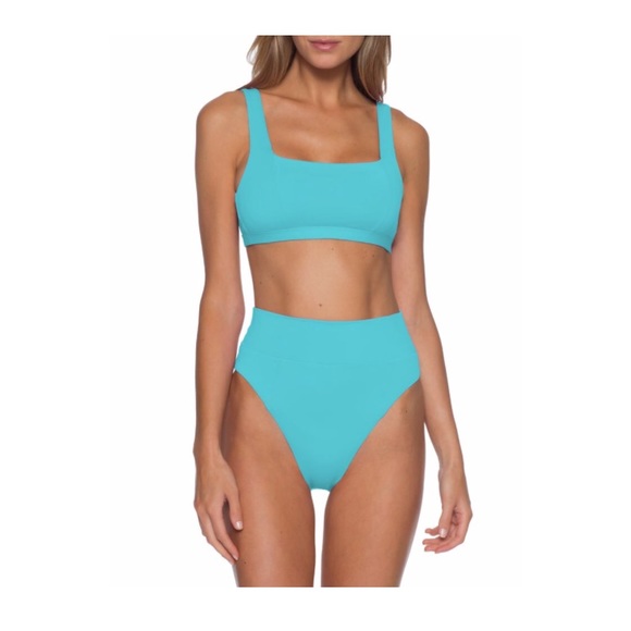 Becca by Rebecca Virtue High-Waist Bikini Bottom - Picture 2 of 5